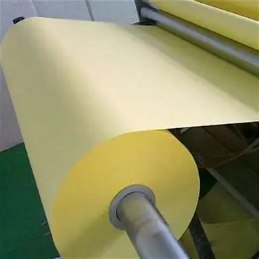 Wholesale customized yellow PE release paper giant roll isolation adhesive with minimal residue