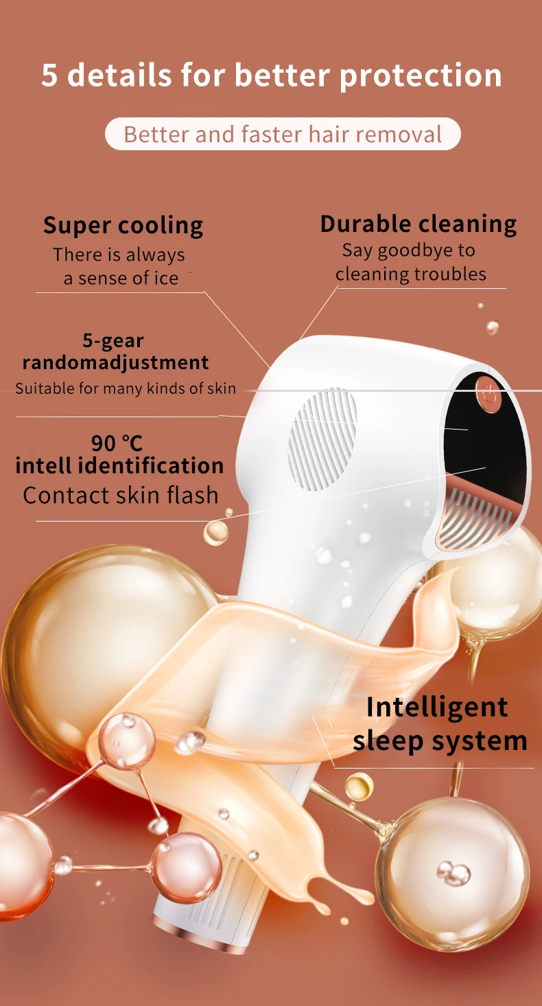 3 In 1 Ice Cooling Ipl With Unlimited Shots For Hair Removal Skin Rejuvenation And Acne Clearance