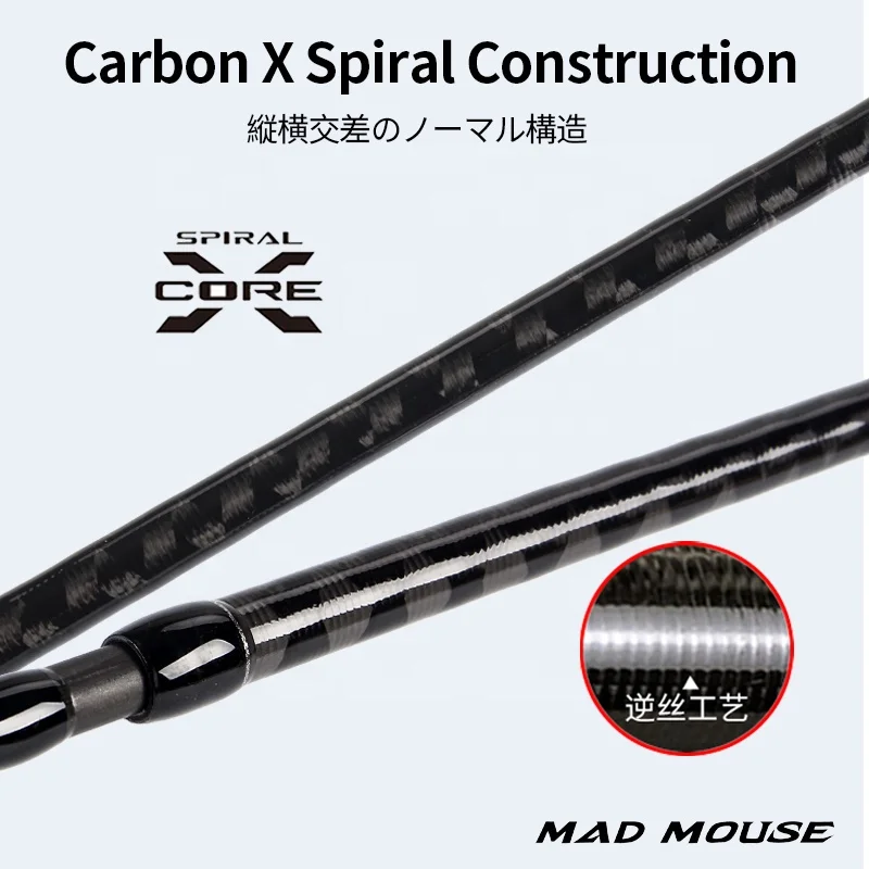  Mad Mouse Popping Rod новинка Япония полный Fuji части поперечный карбоновый катер Удочка Kuroshio 2 4 m 80H 64 88XH 28kgs PE3-10 удочка для