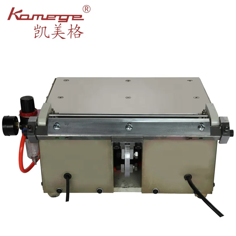 XD-331 Kamege 12 дюймов пневматические шины кожаный бумажник край складально-мерильная машина кромкозагибающий станок