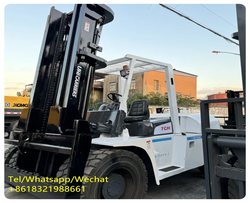 Well-Maintained Used 10ton Good Working Efficiency TCM FD100 Second Hand Forklift at a good price