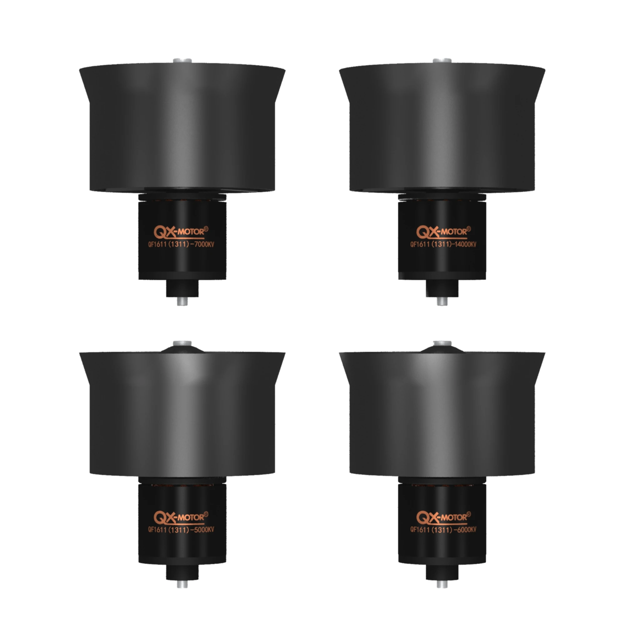 QX motor 30mm six piece EDF unit QF1611 6000KV 5000KV 7000KV 14000KV brushless motor ESC for RC drone accessories