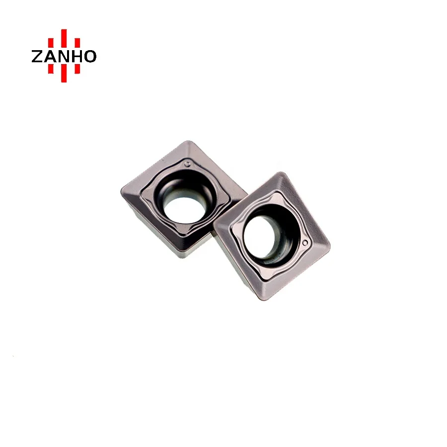 ZANHO SDMT09T308-D57 high quality carbide inserts for fast feed cnc milling machining system steel stainless steel cast iron