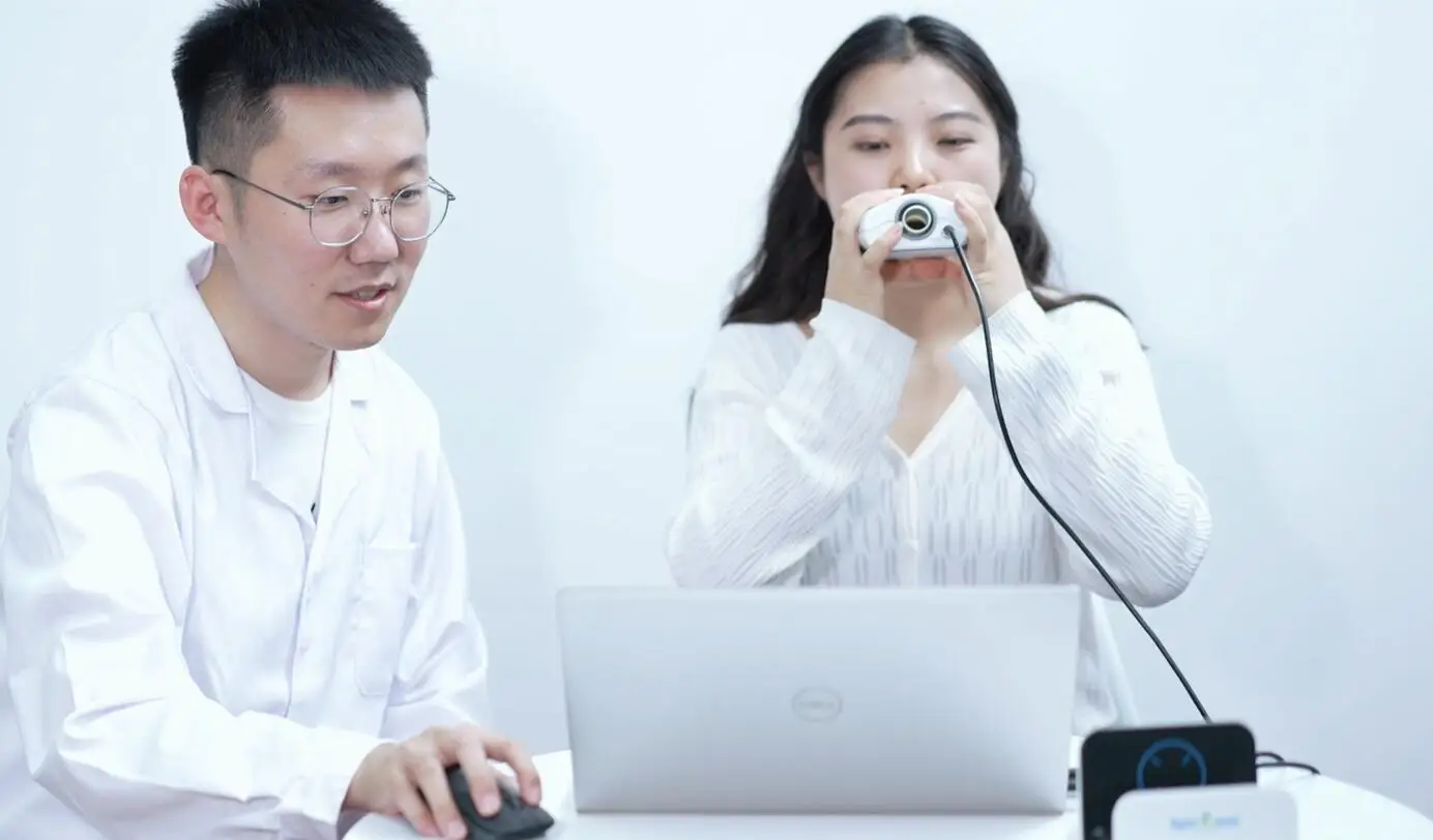 China supply ultrasonic pulmonary function portable medical spirometer machine