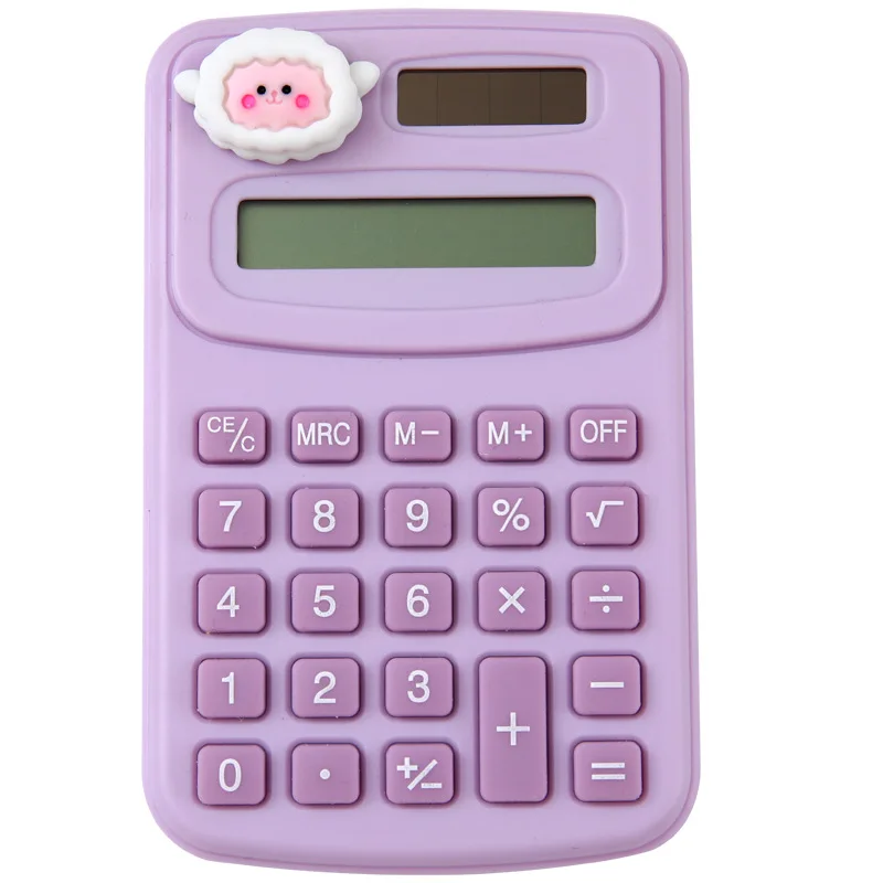 Cartoon Cute Calculator Fashion Mini Portable Small Calculator Portable Office Computer for Primary School Students