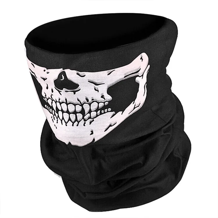многофункциональный мужской шарф Хэллоуин езда стиль женские Платок Череп печати Половина уход за кожей лица маска бандана