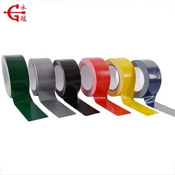Factory price custom colored strong adhesive  cloth duct tape for carpet edge binding in exhibition weddings