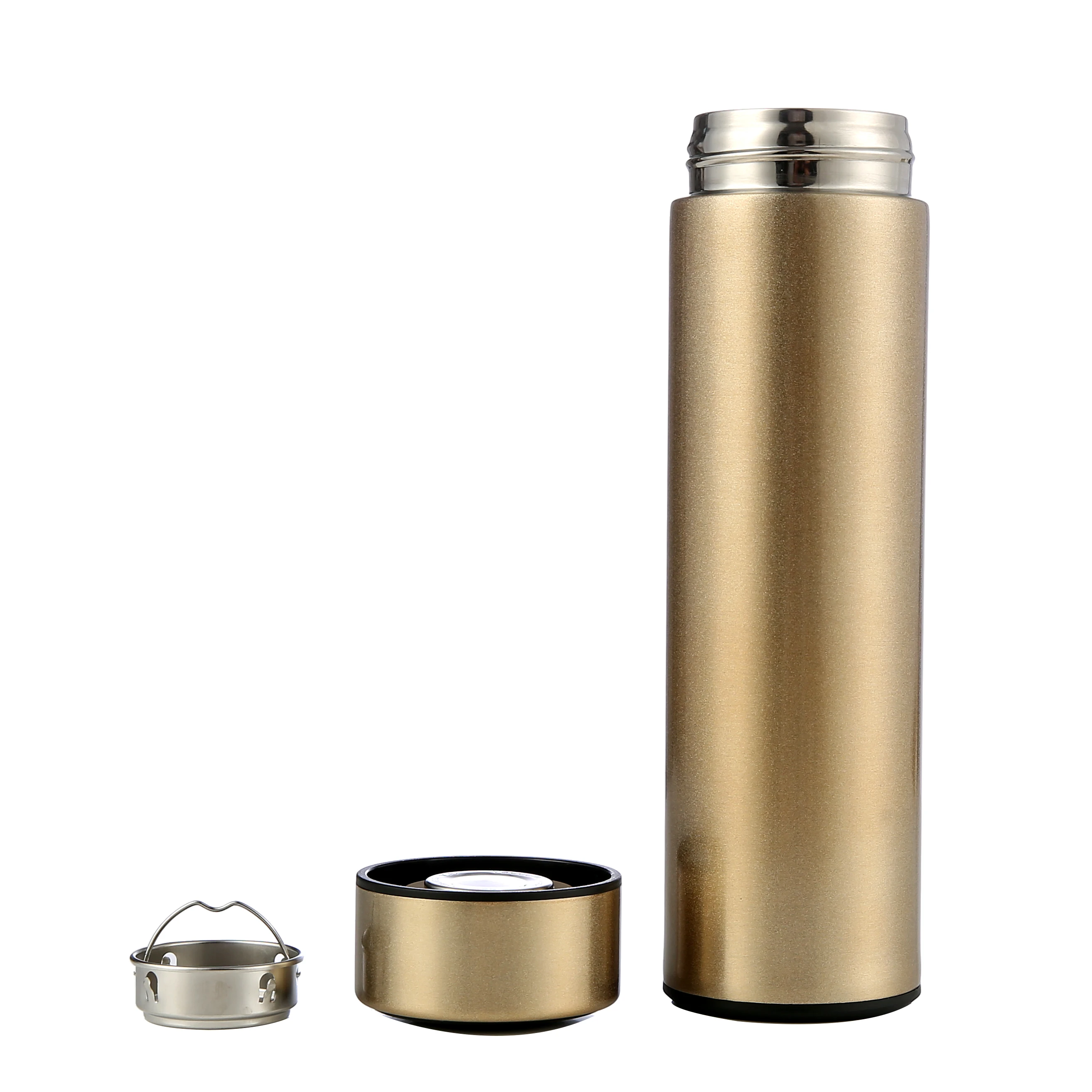 Wireless vacuum flasks smart insulation thermos cup water bottle led digital temp with cups