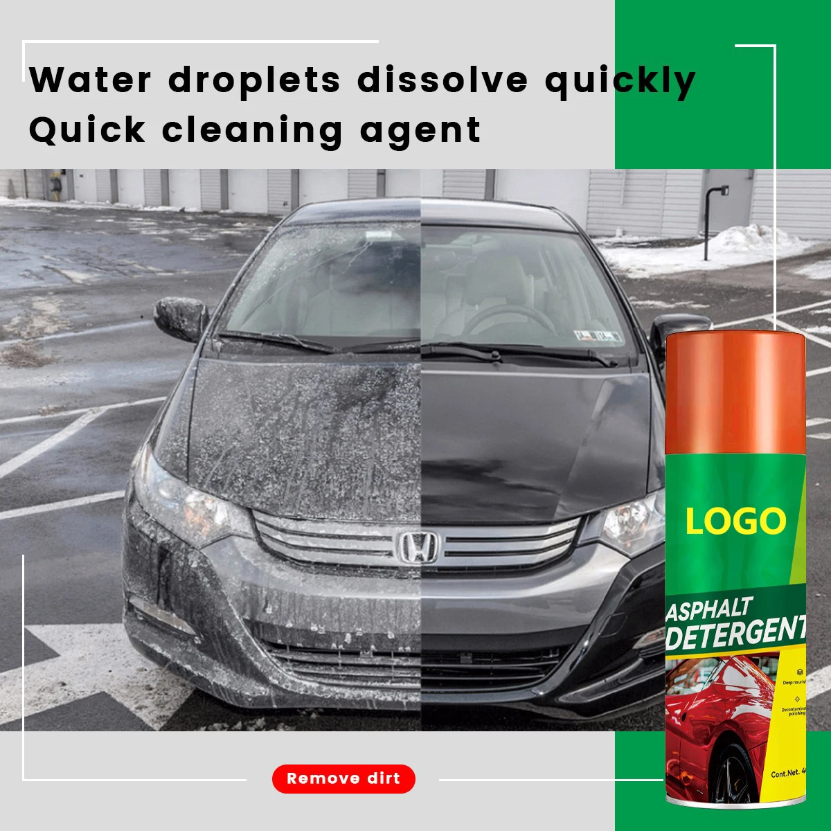 2024 Car Bug Cleaner Tar Asphalt Renmove Cleaner  Car Care Products Tar Remover Spray Saigao Pitch Remove Cleaner Spray