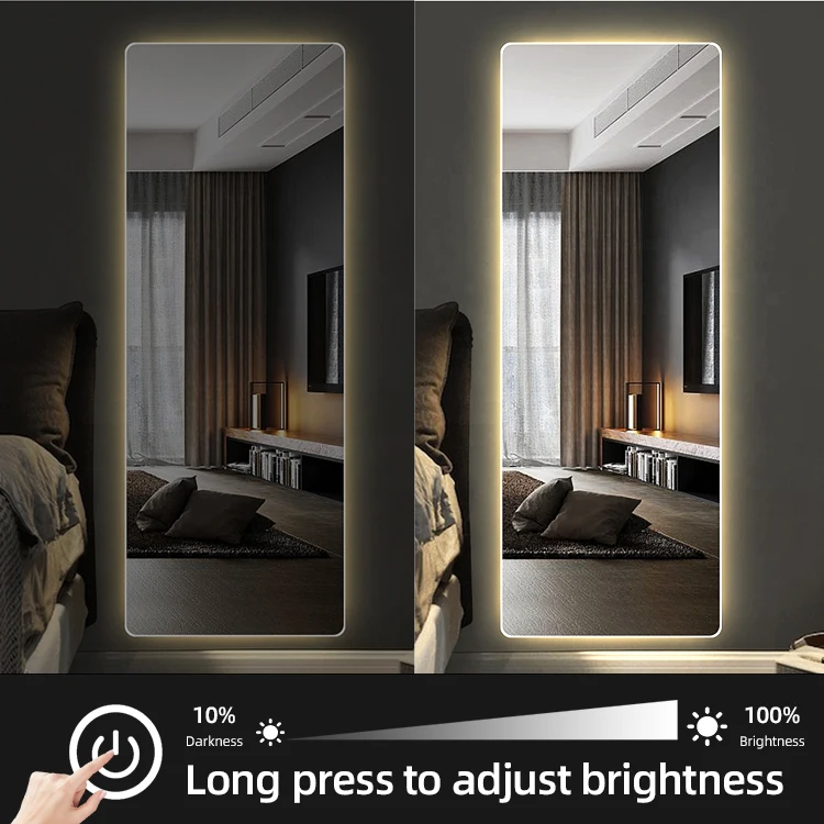 Seawin Full length Mirror Floor Clothing Store Fitting Mirror Beauty Bridal Shop Large glass Mirror