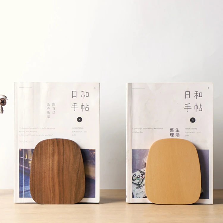Custom high quality decoration nordic cheap wood bookends
