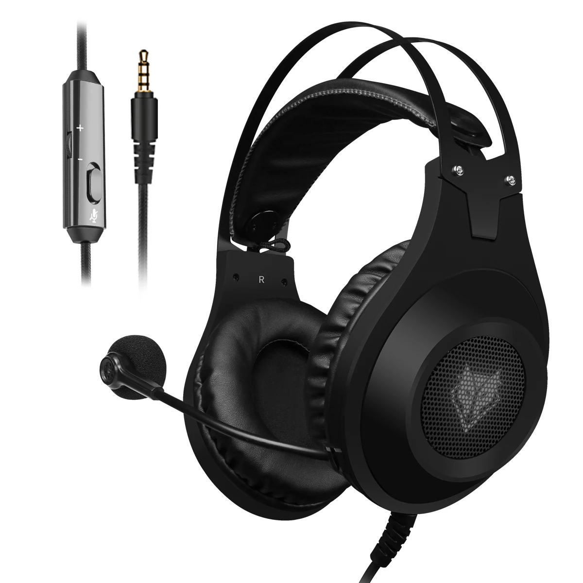 
NUBWO N2 High Quality 3.5mm Black Gaming Headphone Gaming Headset Headphone for Mobile with Mic 