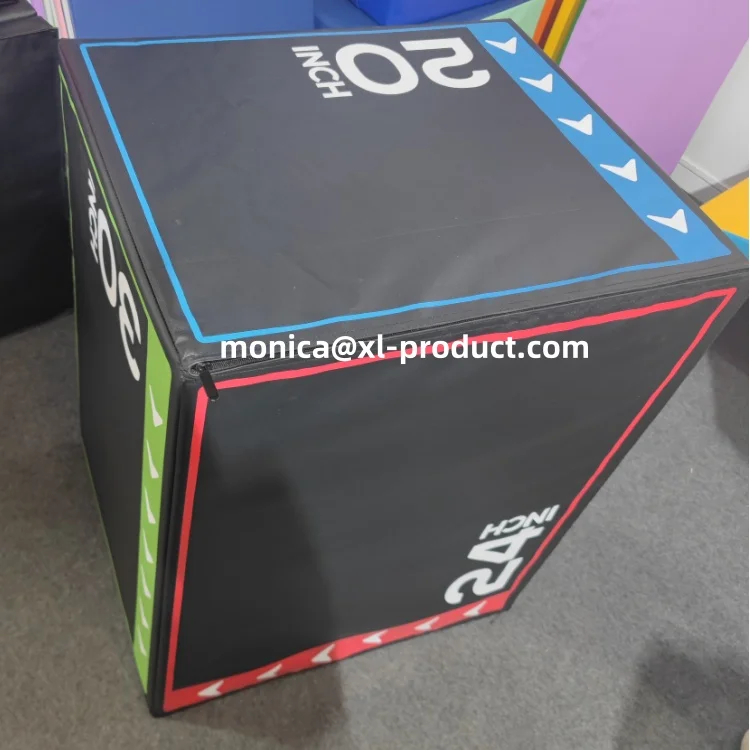 20 Inch x 24 Inch x 30 Inch 3 in 1 Foam soft Plyo Box