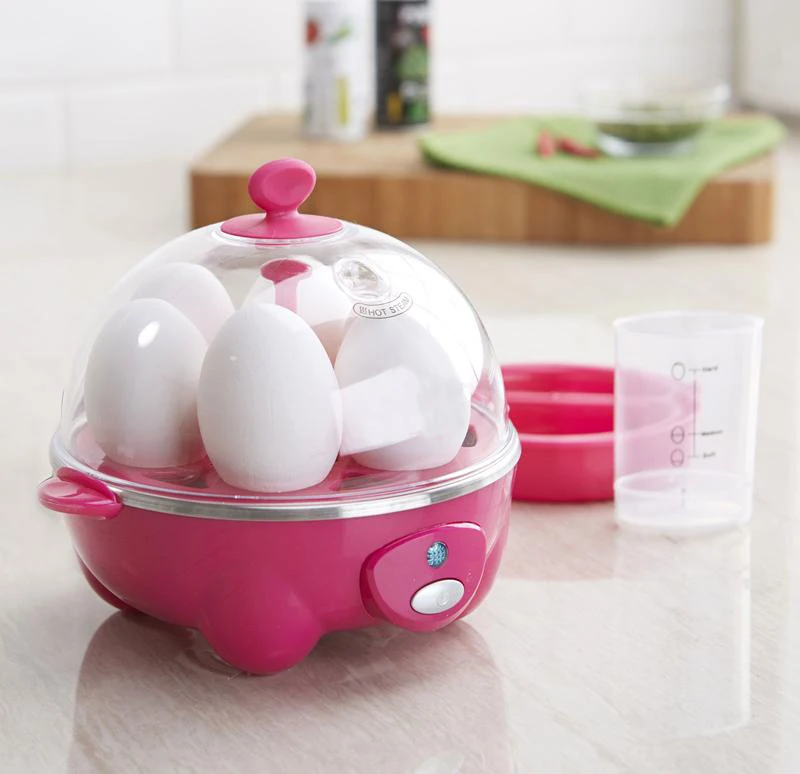 New Design  7 pcs Automatic Mini Egg Cooker egg boiler Egg Steamer
