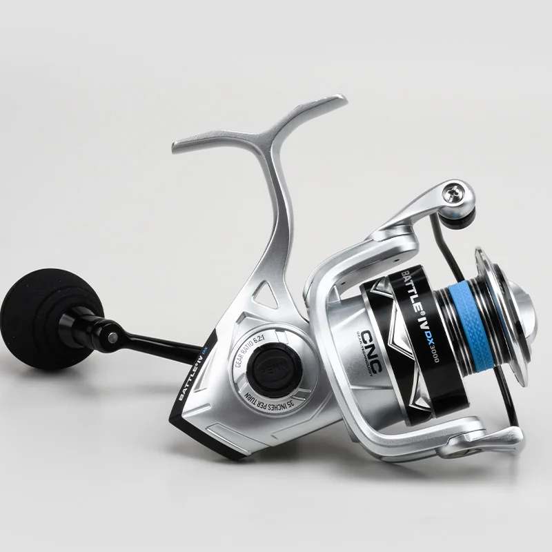 100% Original PENN Battle BTL IV 3000 - 8000DX Full Metal Body Spinning Fishing Reel 5+1BB Sealed Design HT-100 Saltwater Reel