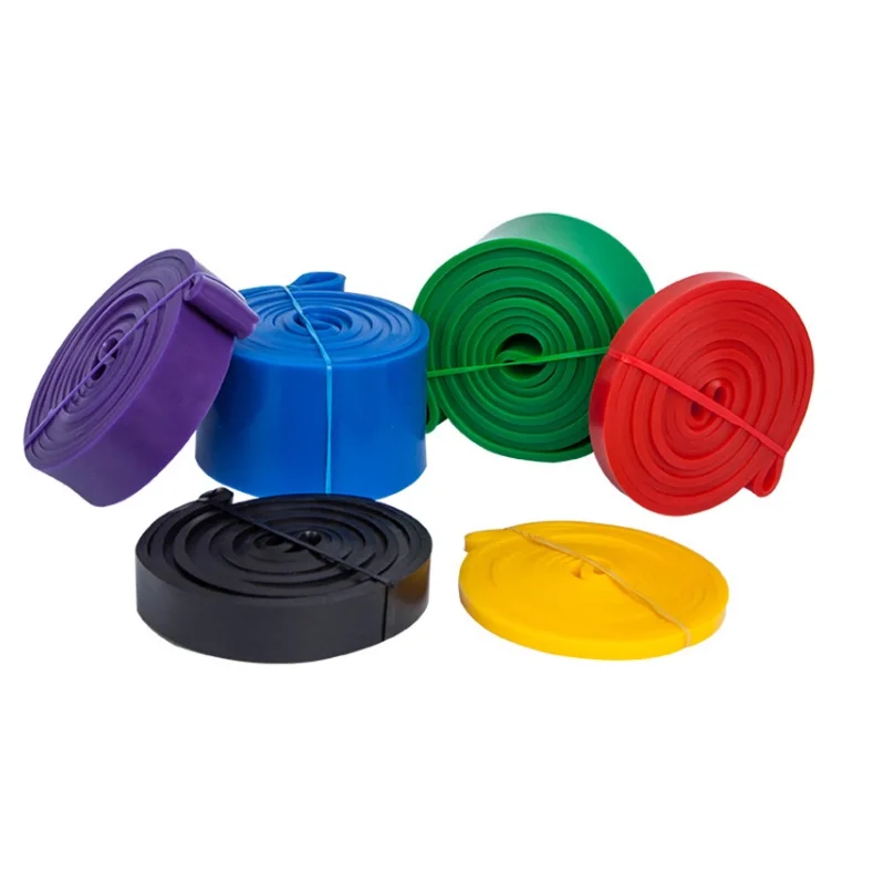 Fitness Strength training Yoga resistance belt high elastic TPE manufacturers direct support customized LOGO