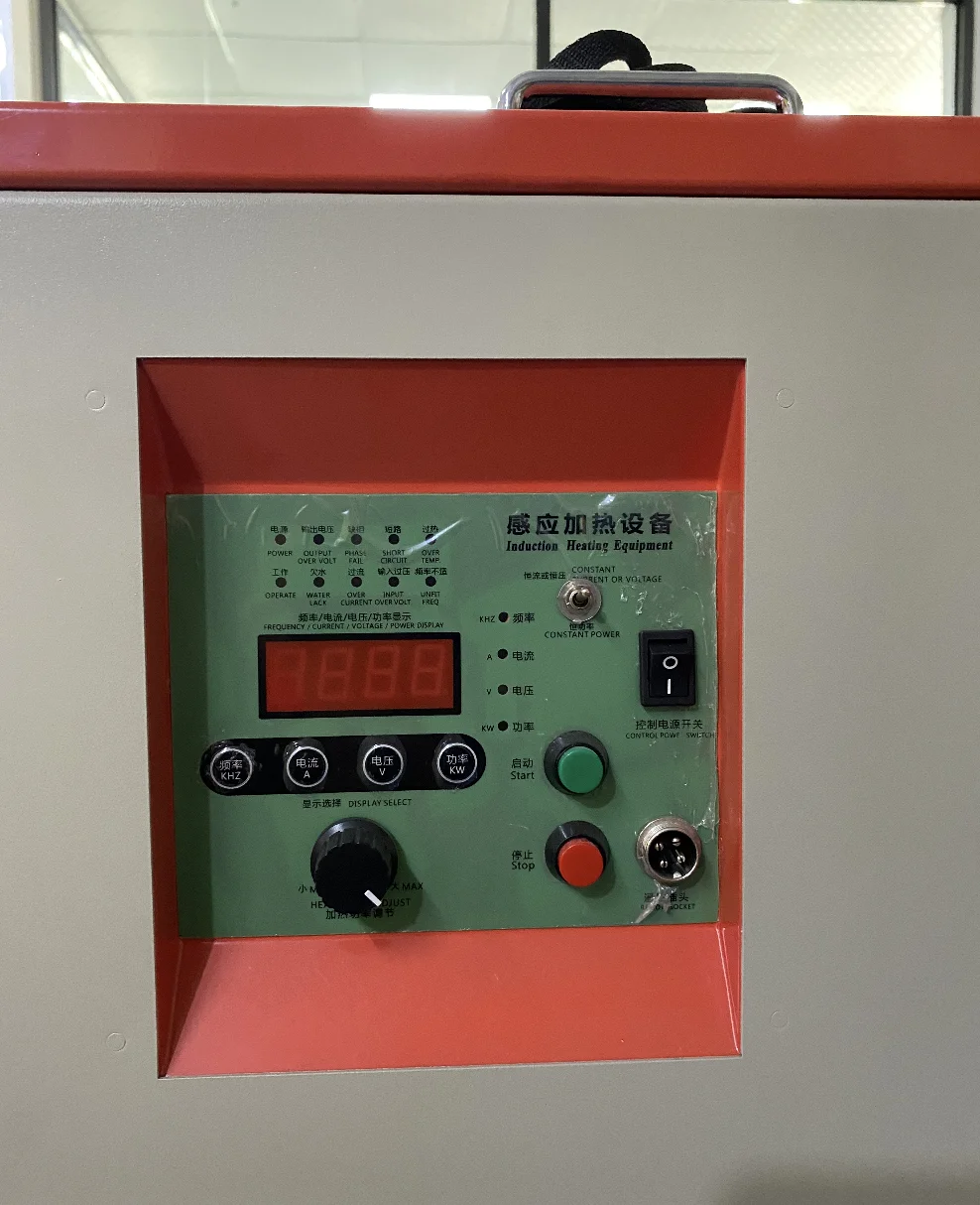 Medium frequency induction heating equipment for copper heating and forging metal 110KW