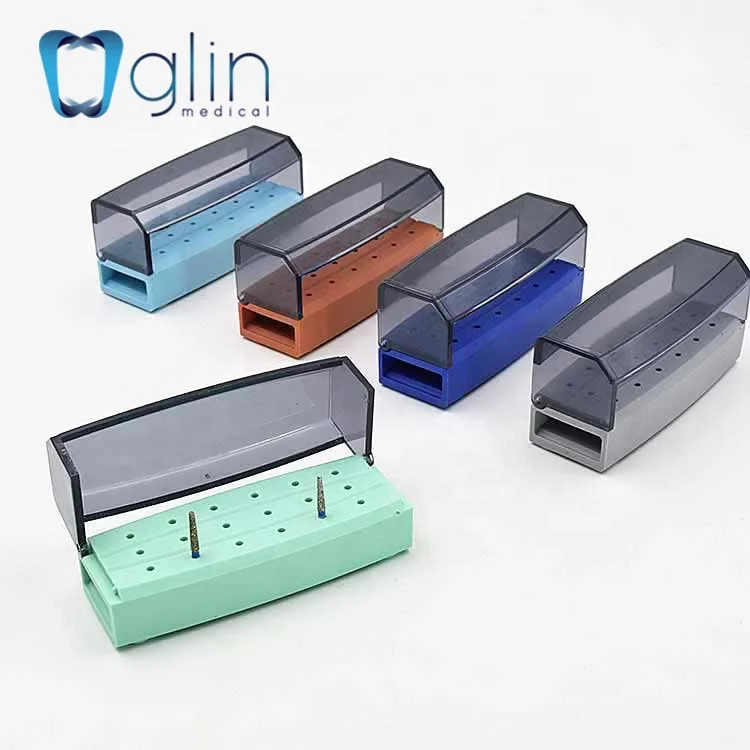 18 Holes Bur Holder sterilization box use for diamond burs