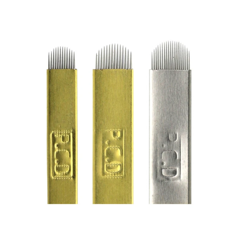 Chinese manufacturers sell PCD 12 14 19 tattoo needles for permanent makeup and eyebrow tattoo mini tattoo needles