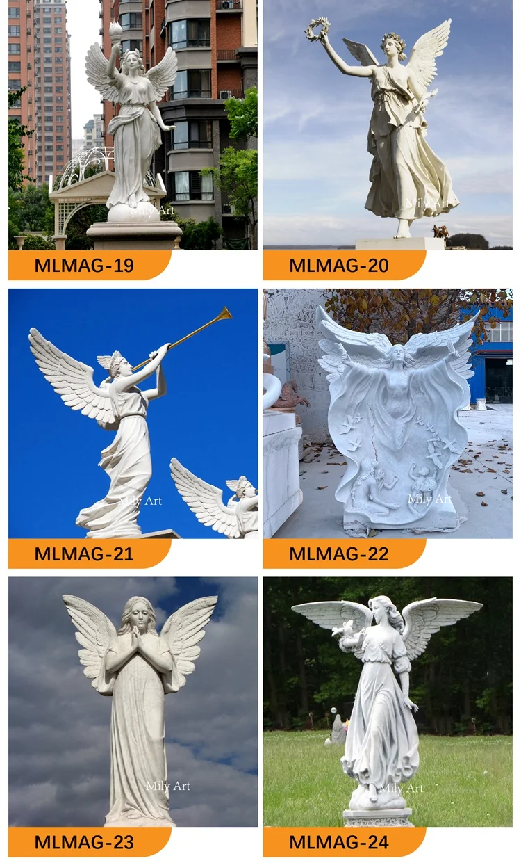  Marble Angel Sculpture