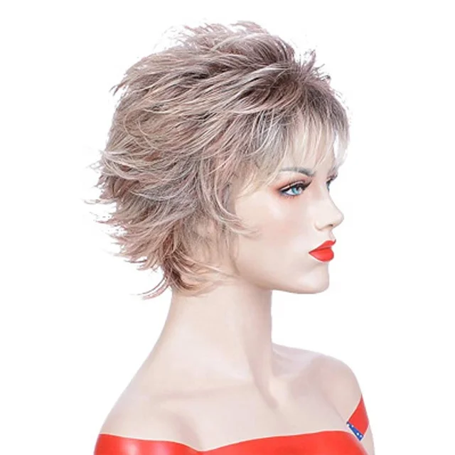 Европейские и американские производители модные короткие вьющиеся парики, высокотемпературный Шелковый парик Bobo Head