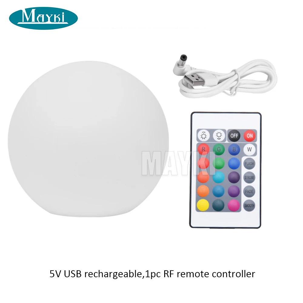 Outdoor Globe Lawn Lamps Home Decoration Rechargeable LED Light Ball Sensory Lights for Autistic Children