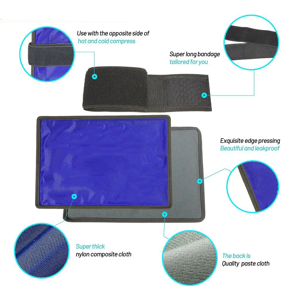 Original Wholesale factory New Reusable Product Gel Cold Hot Pack Ice Packs Cold Compress & Cooling Gel Pad