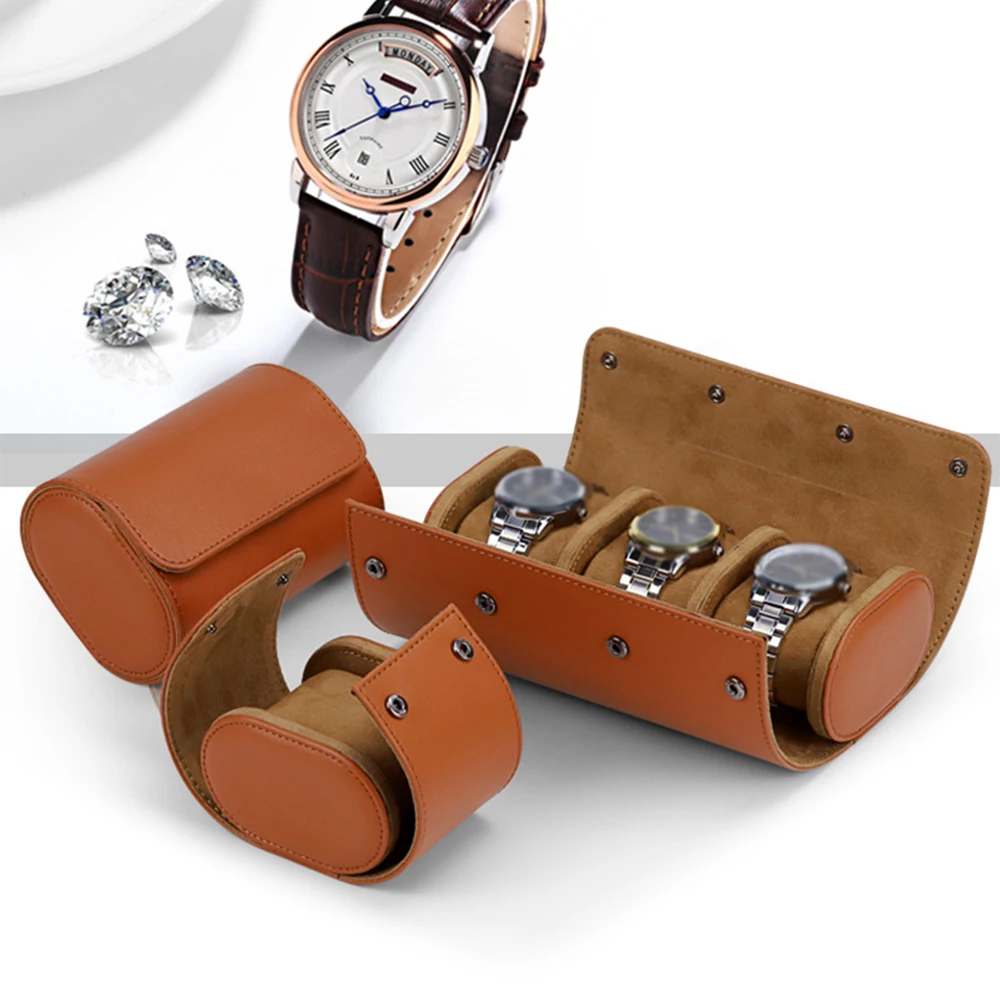 Customised Single-Wooden-Watch-Box Branded Multiple Brown Black Wrist Pocket Watch Collector Packaging Box