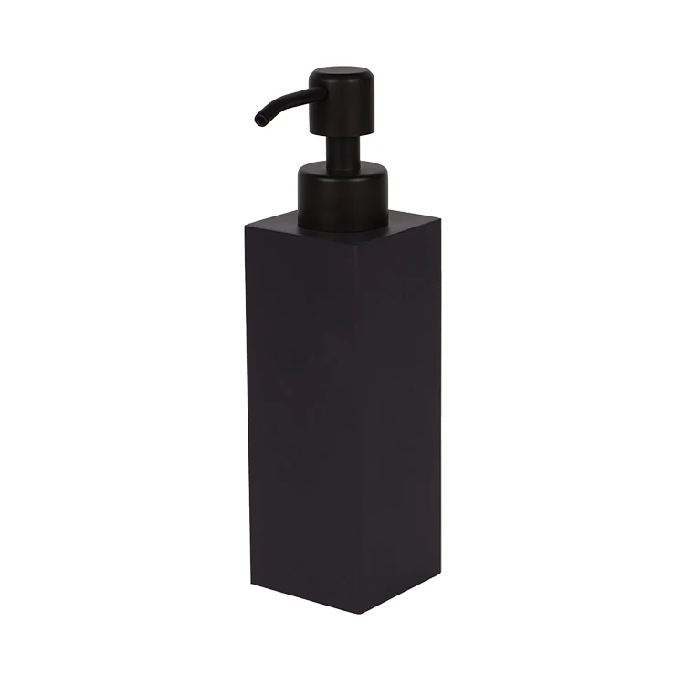 new product black 304 stainless steel 200ml hotel gel shampoo bottle soap dispenser