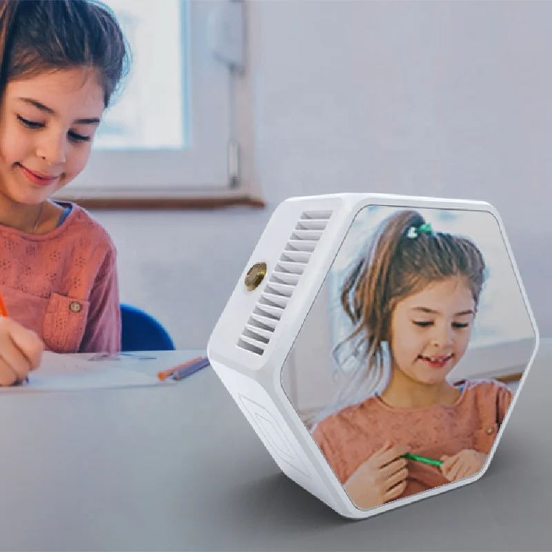 Оптовая продажа oem портативный очиститель воздуха для дома hepa отрицательные ионы маленький настольный очиститель воздуха удаление дыма