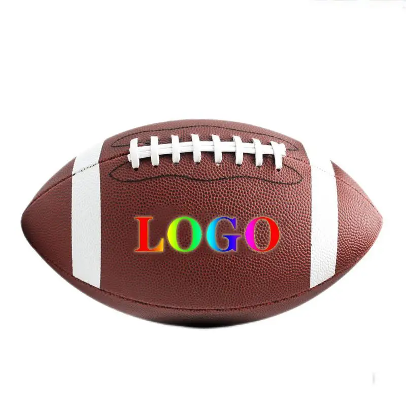 Factory Direct Wholesale American Ruby 9  PU PVC Game Training Gift Football Ruby Outdoor Indoor Sports