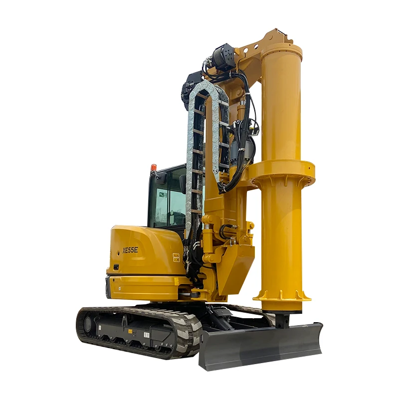 High Efficiency Multifunctional Mobile Machine Hydraulic Bore Drill Rotary Drilling Rig