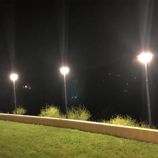 All In One Energy Saving 20W 30W 50W  UFO Integrated Solar Street Garden Light