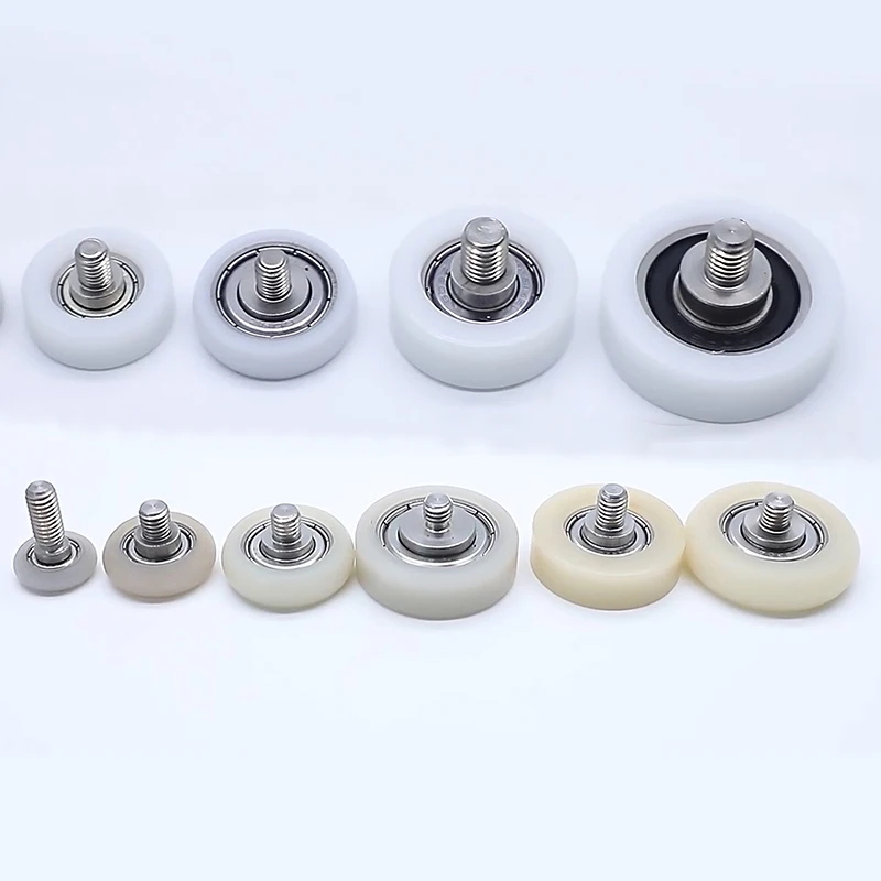 Low Noise 688 Plastic Roller Bearing POM Wheel Roller BS68822-7C2L8M8 8x22x7mm Rubber Coated Bearing