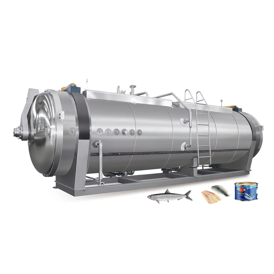 Автоматизированная небольшая машина для пароварки из морепродуктов и сардин