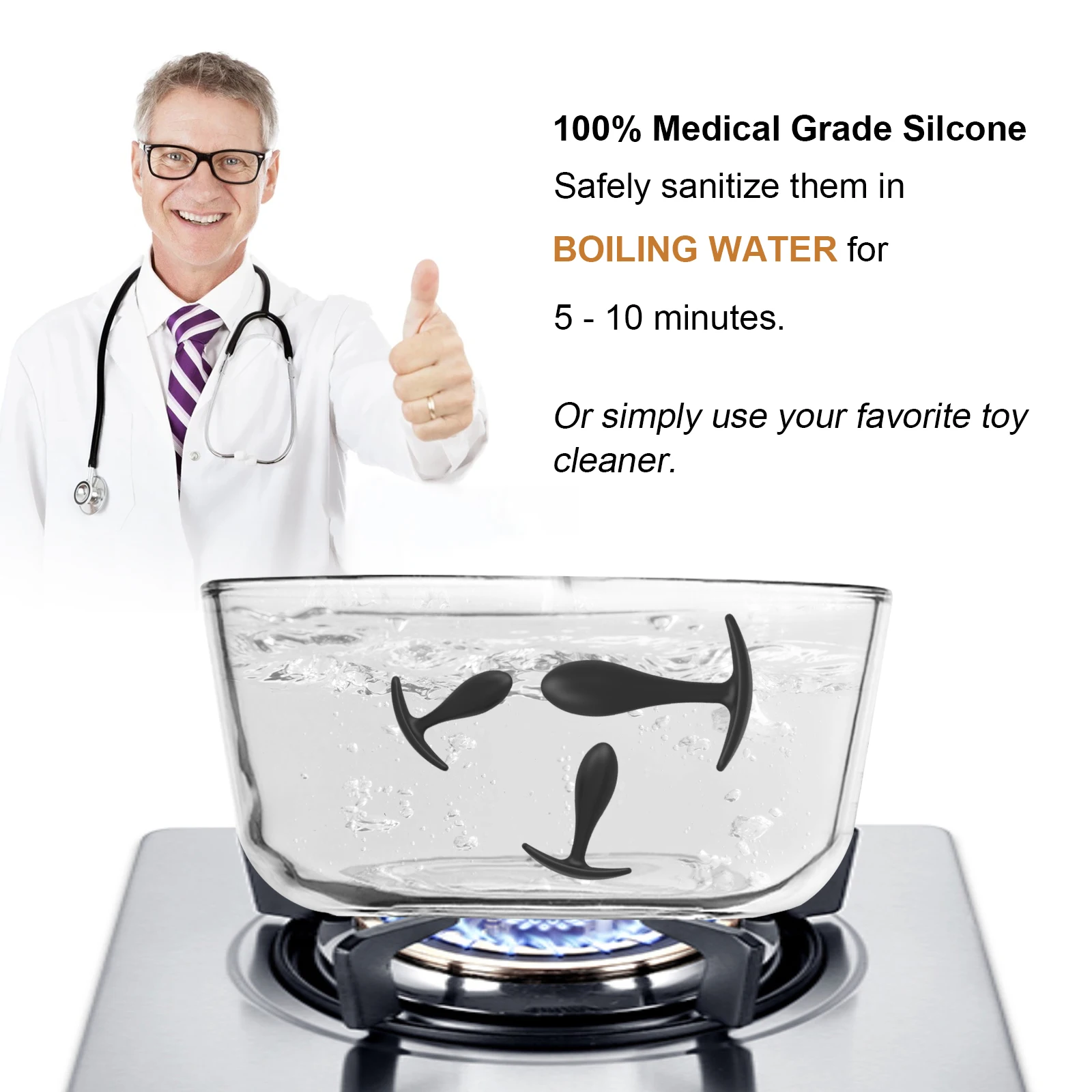 Sexbay brand custom new medical silicone anal plug same-sex, male and female fun water drop design butt plug