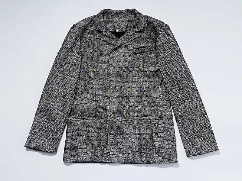 Casual Slim Fit Good Quality Fashion Luxury Tweed Office Blazer For Man