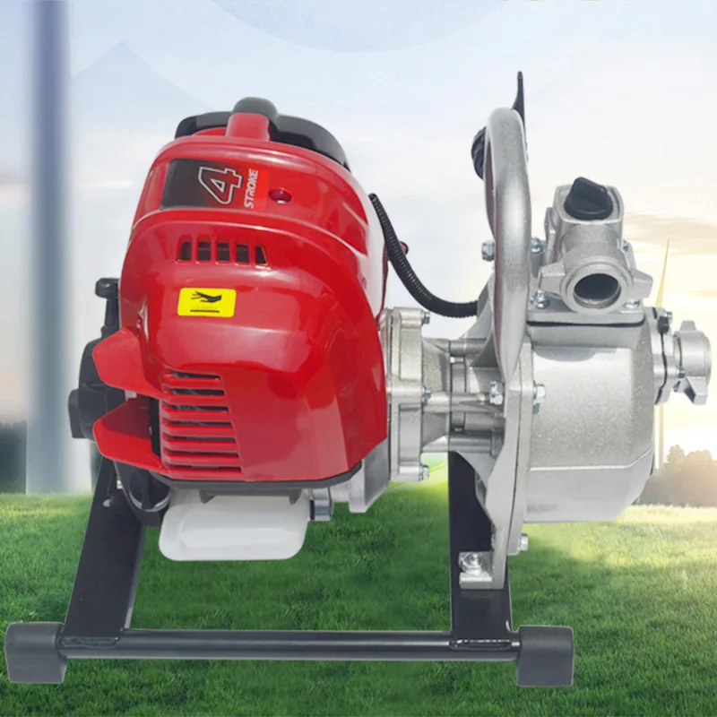 Gasoline powered water pump 1 inch 1.5 inch high power agricultural pumping machine garden farm irrigation machine