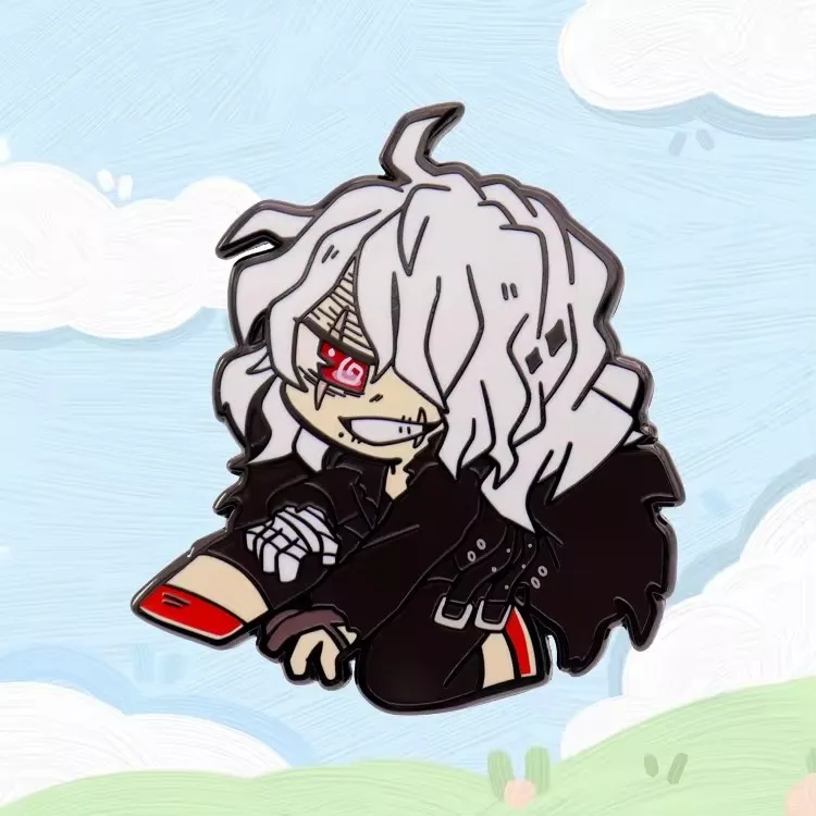 Customized Metal Badges Manufacturer Metal Crafts Anime Pin Anime Character Vampire Custom Hard Enamel Pin