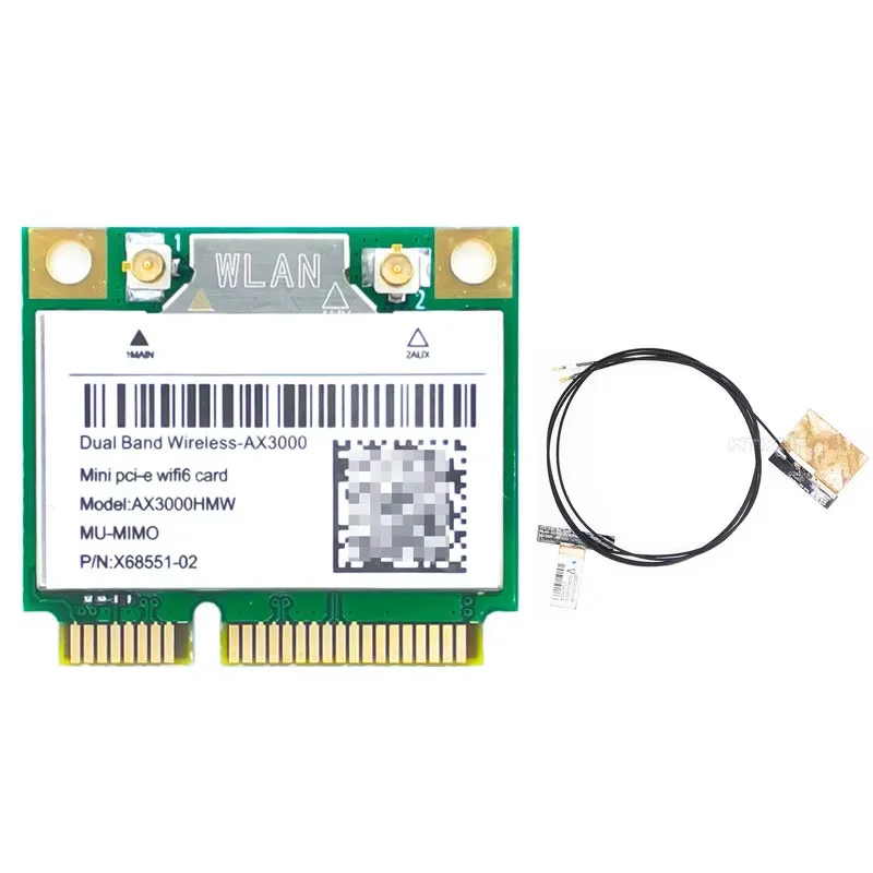 AX200 AX3000 WIFI6 5G Двухдиапазонная Встроенная гигабитная Беспроводная Карта BT 5 1 MINI pcie