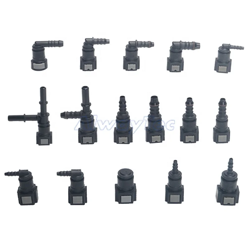 Auto Parts 7.89mm ID6 Nylon Connectors Fuel Pipe Fuel Line Quick Injector Connector