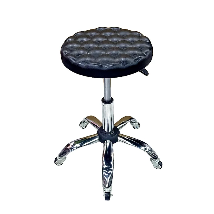 Rotated laboratory chair  PU leather  barbers stool  nail salon stool