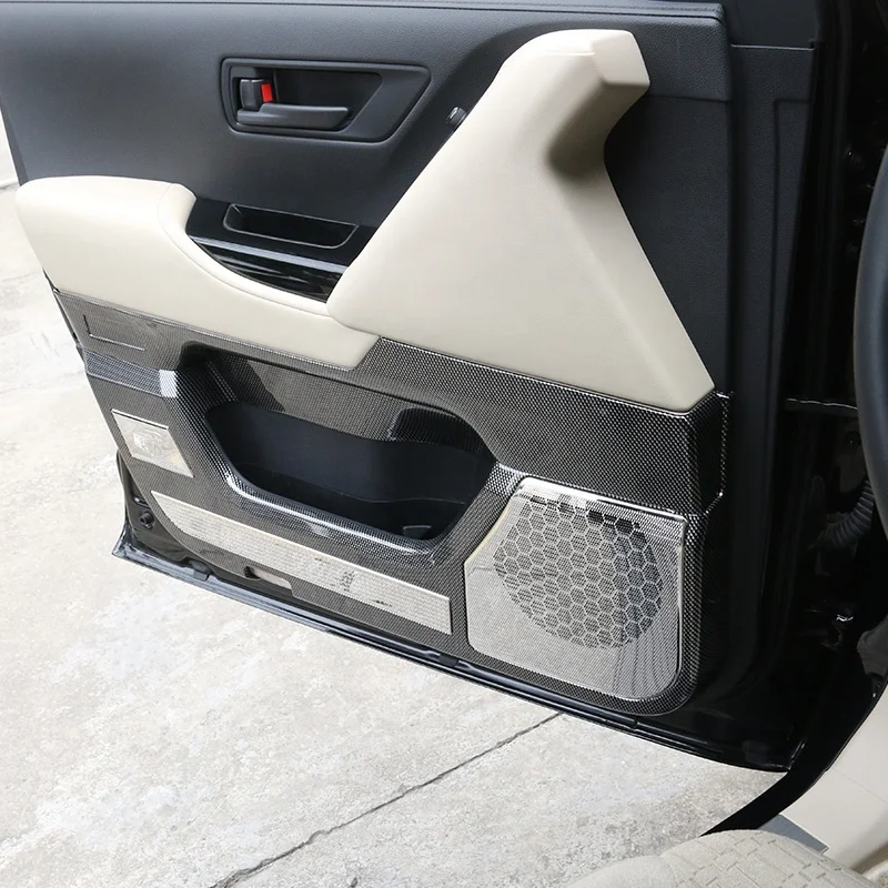 Car Inner Door Anti Kick Board Protective Cover for Land Cruiser LC300 Interior Accessories