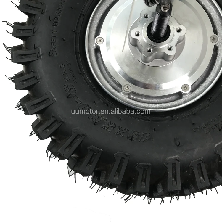 Uu мотор 15*5-6 fat off road Tire 24V36V/48V single shaft hub motor 600W high torque