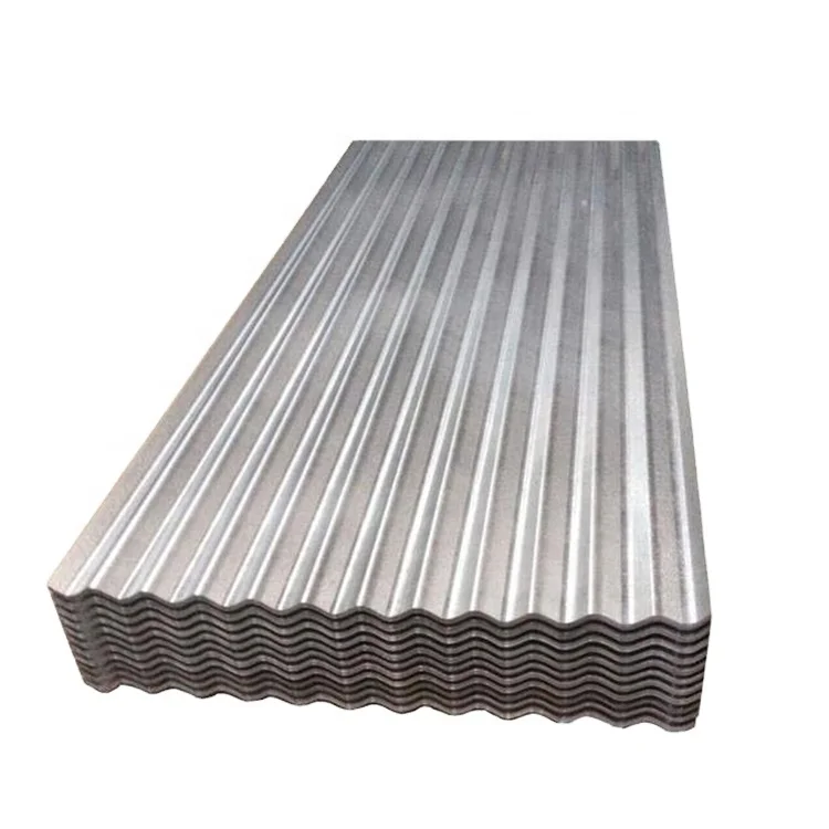 Zinc Coated Iron Metal 4x8 Galvanized Corrugated Steel Silo Roofing Sheet