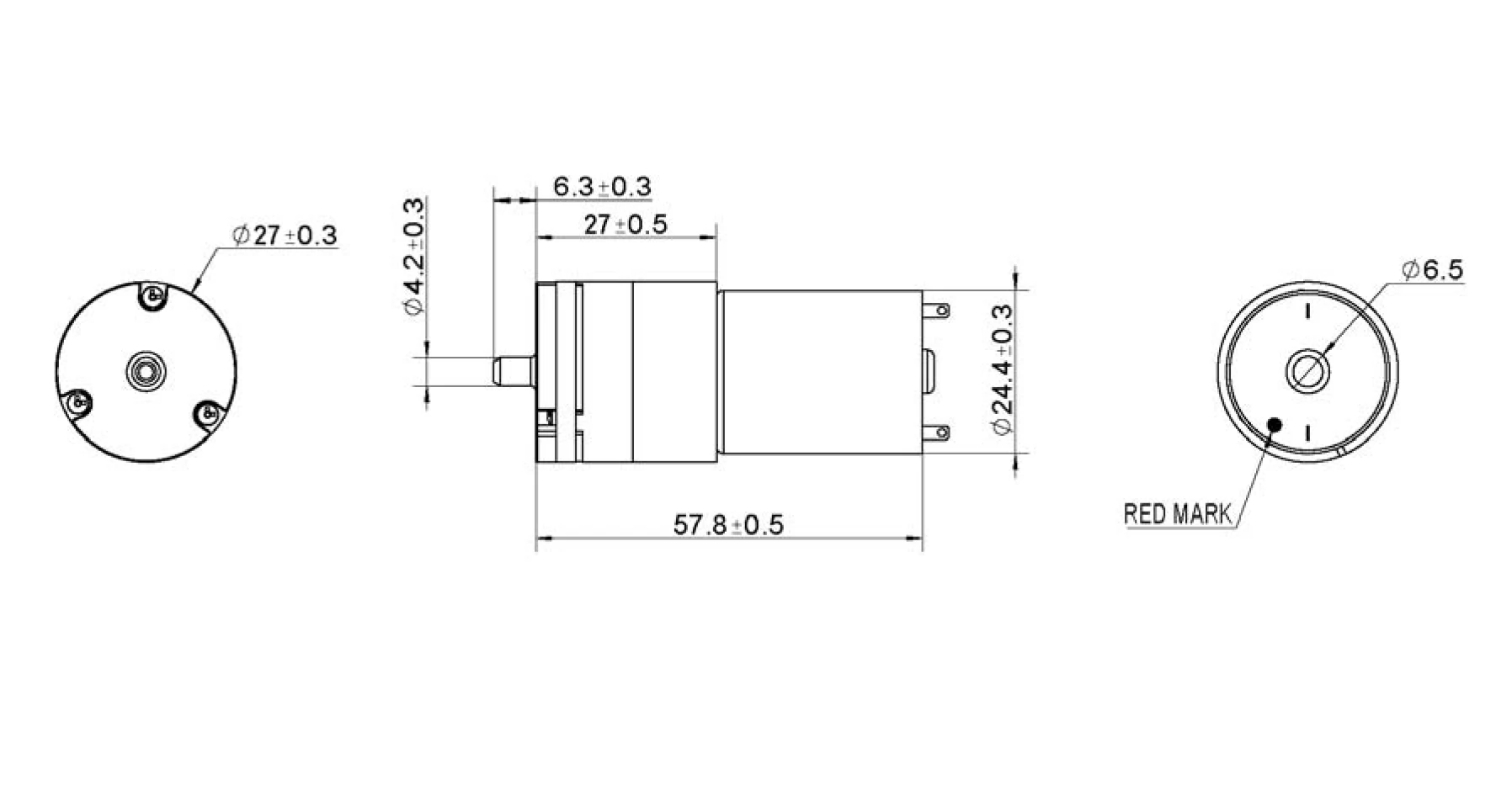 Customized Brushless Motor Compressor Miniairpump12v Battery Pump For Blood Pressure Monitor