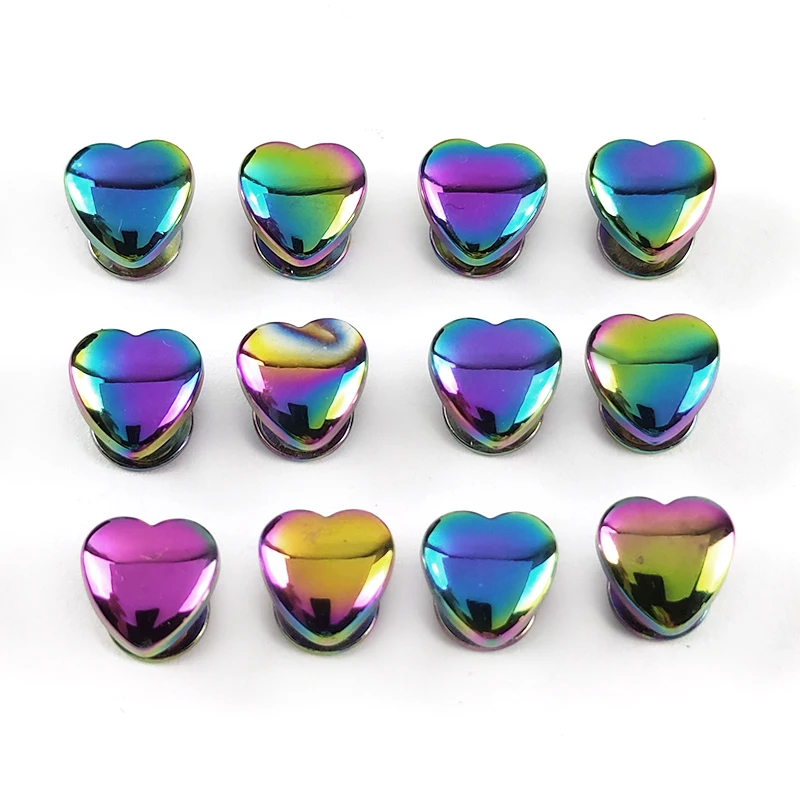 Deepeel KY621 Bag Hardware Handbag Accessories Purse Studs Button Nail Buckle Rainbow Heart Rivet Screw