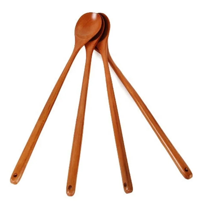 
Good Grips Large Long Handle Stirring Ladle Wooden Spoon for Hotpot 