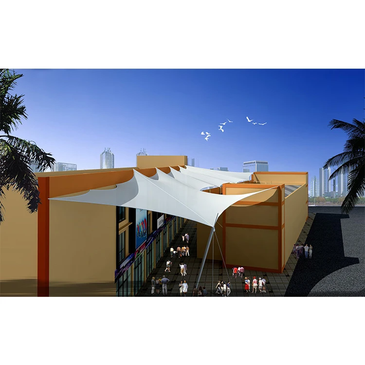 1100g/sqm PVDF Building Membrane Cover Material Membrane Roof Cover Shelter for Backyard