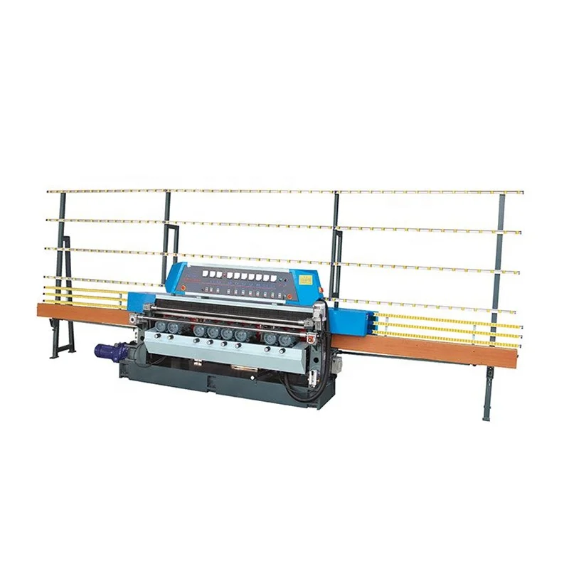 Vertical Polish Beveler Automatic Straight Line Glass Beveling Machine